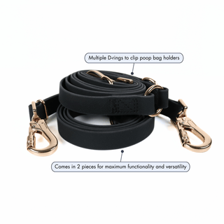 The Ultra Hands Free Leash with Traffic Handle | Camel Brown